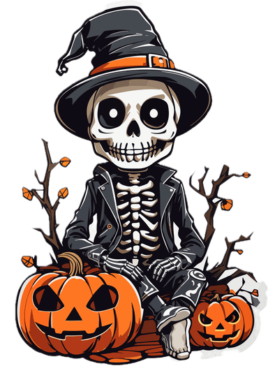 Skeleton Halloween Design - Udesigntees