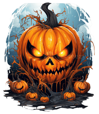 Scary Halloween Cartoon Design - Udesigntees